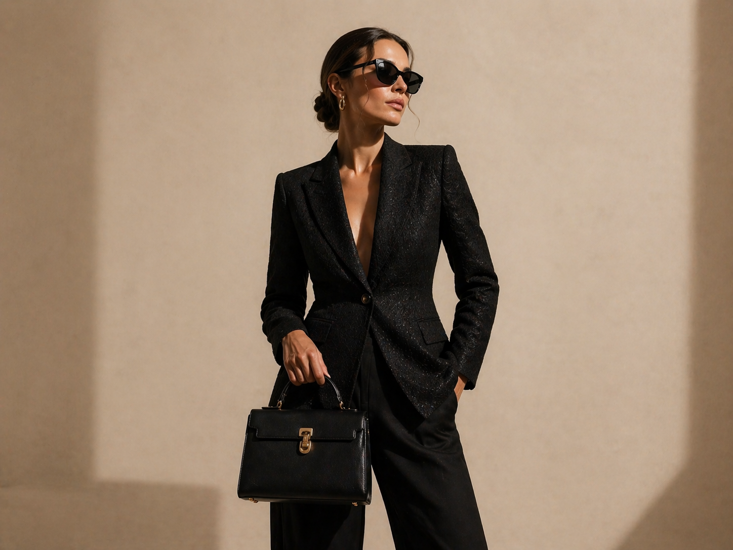 Editorial lookbook featuring curated outfit